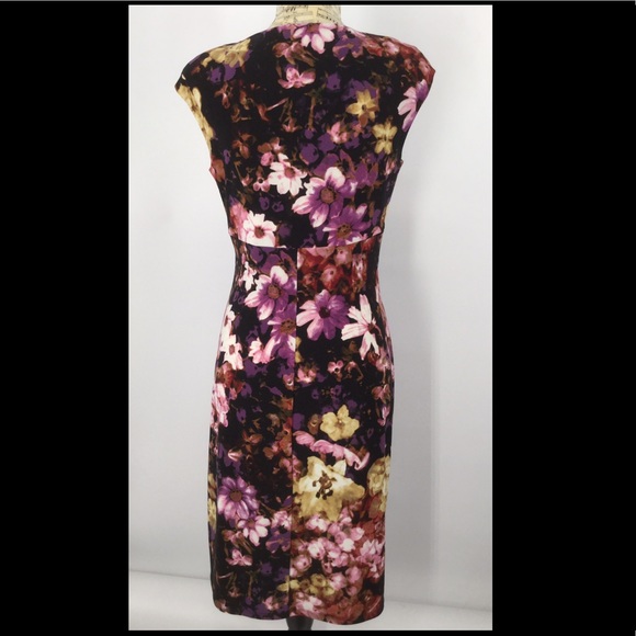 Ralph Lauren floral faux wrap, empire waist s/6 - Picture 4 of 11